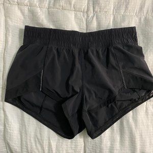 Lululemon Black Shorts with Mesh Paneling